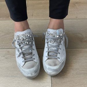 Golden goose Crystal embellished superstars